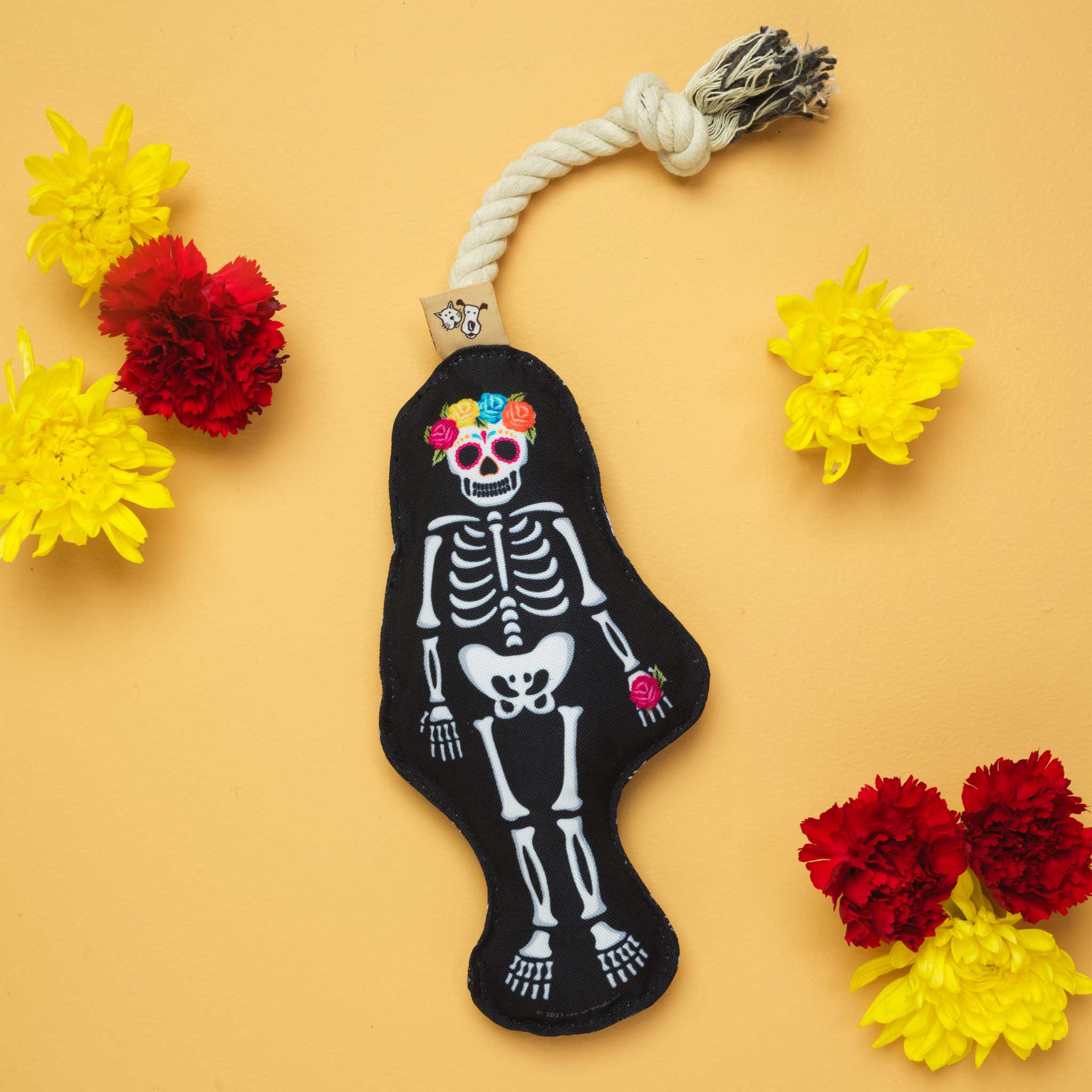 Rope Dog Toy | Day of the Dead Skeleton - Dear John