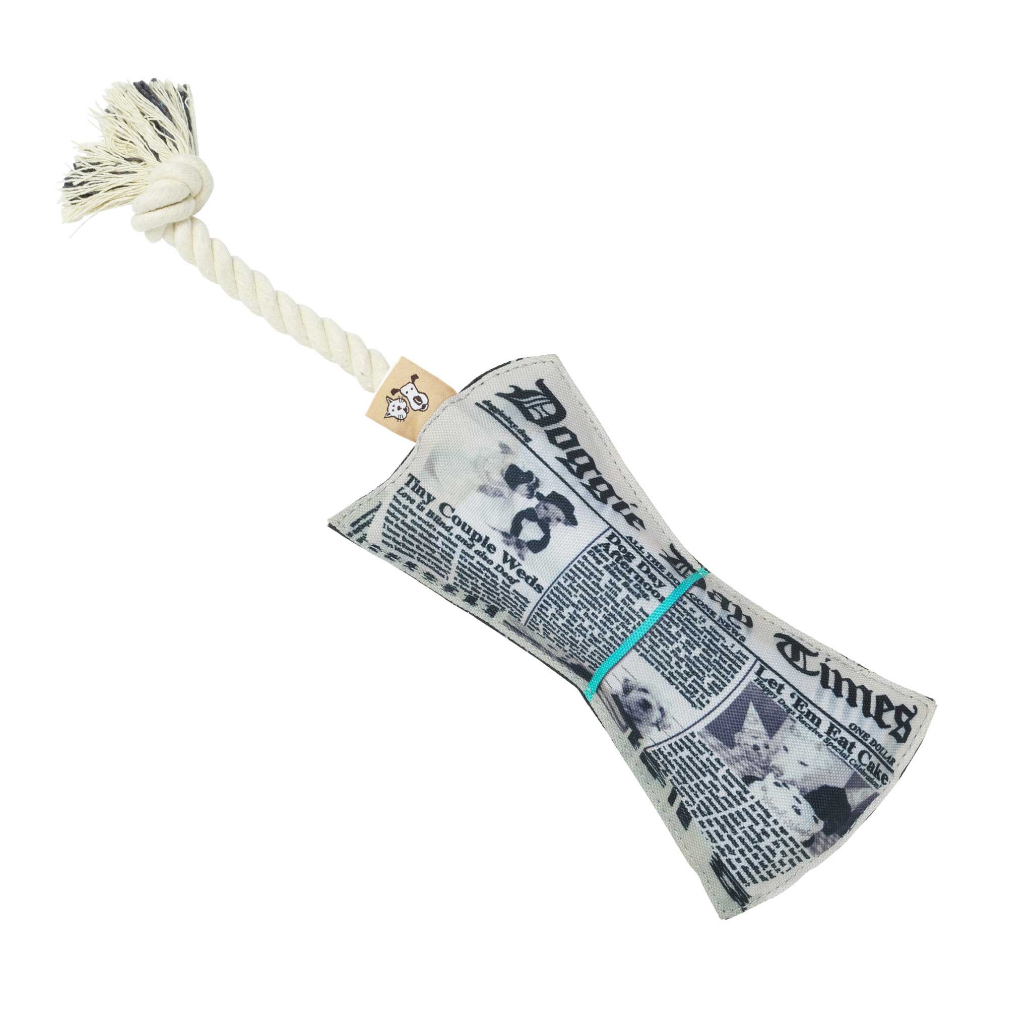 Rope Dog Toy | Newspaper - Dear John