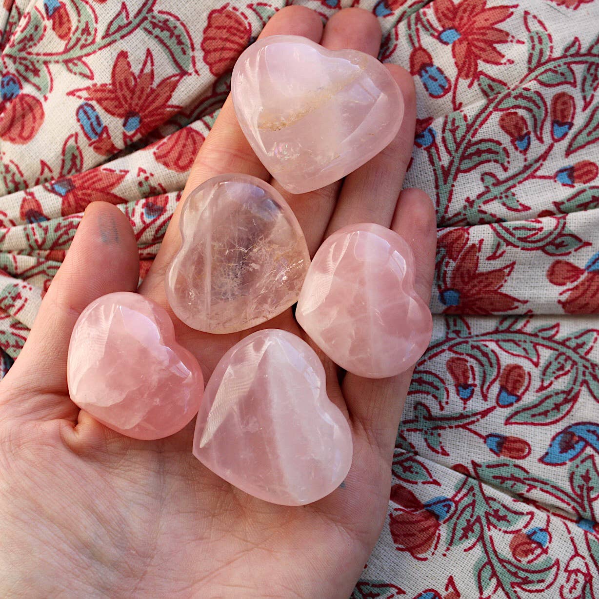 Rose Quartz Heart (Crystals & Stones) - Dear John