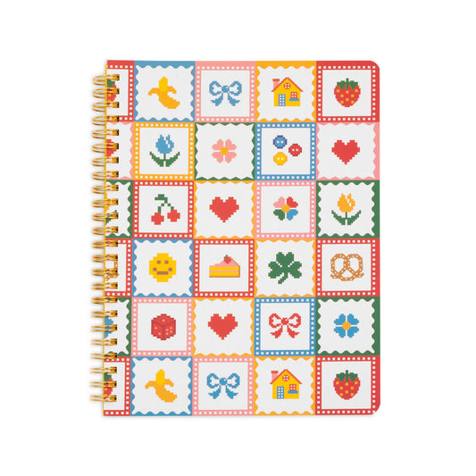 Rough Draft Mini Notebook, Quilt - Dear John