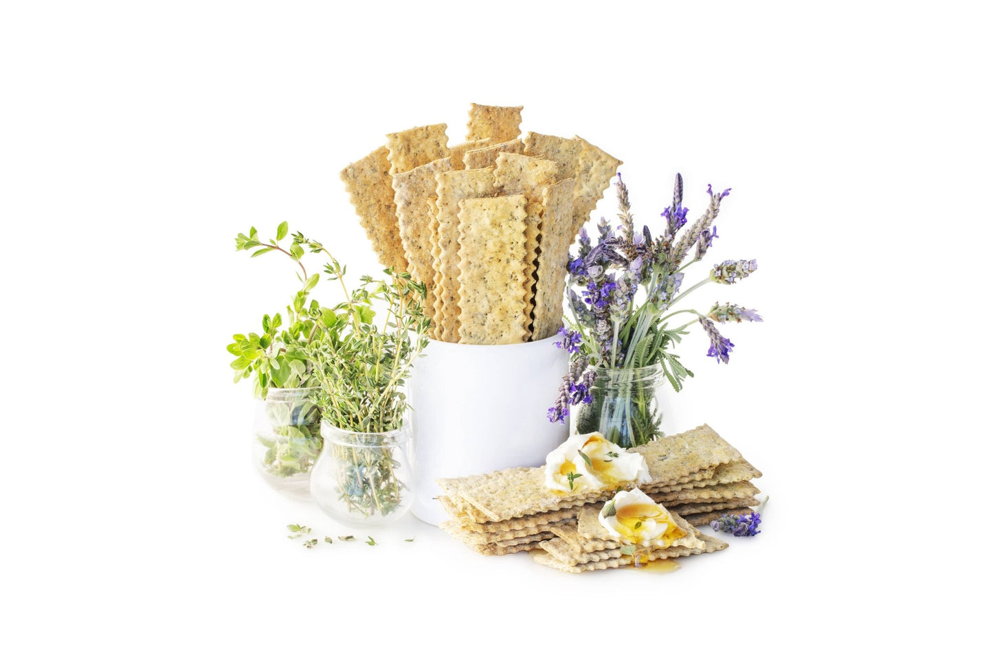Rustic Bakery - Flatbreads - Herbs de Provence Organic Sourdough - Dear John