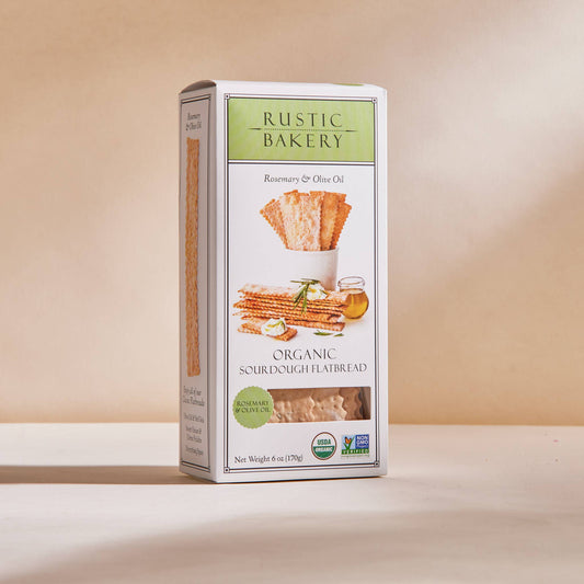 Rustic Bakery - Flatbreads - Rosemary & Olive Oil Box - Dear John