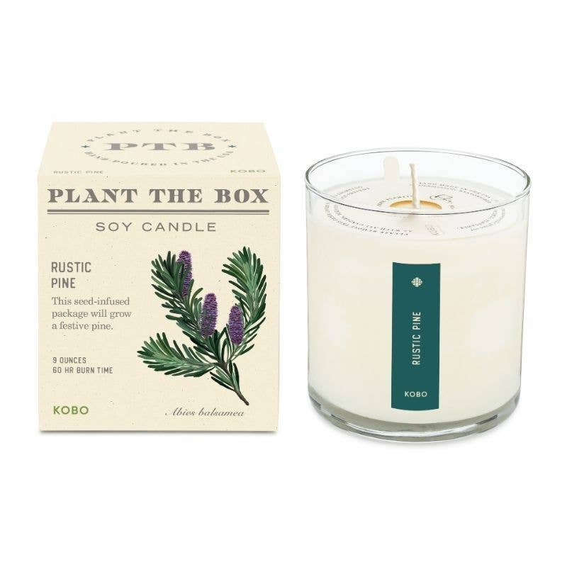 Rustic Pine - Plant the Box Candle - 9oz. - Dear John