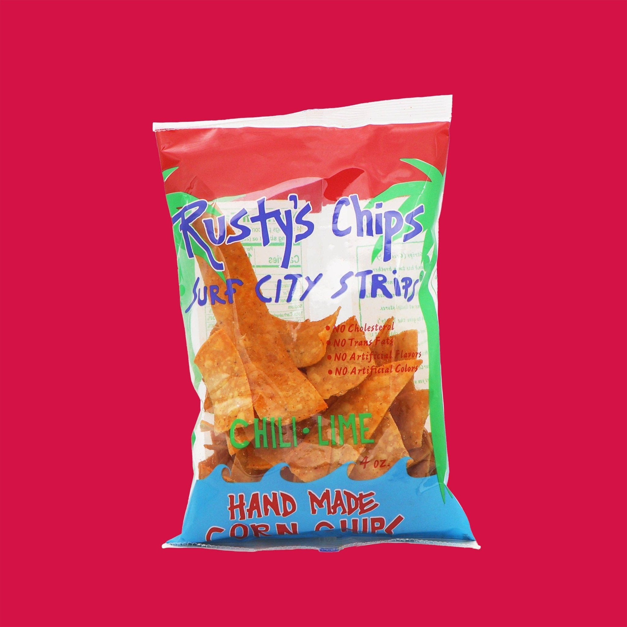 Rusty's Tortilla Crips - Chili Lime Corn (4oz - 12ct) - Dear John