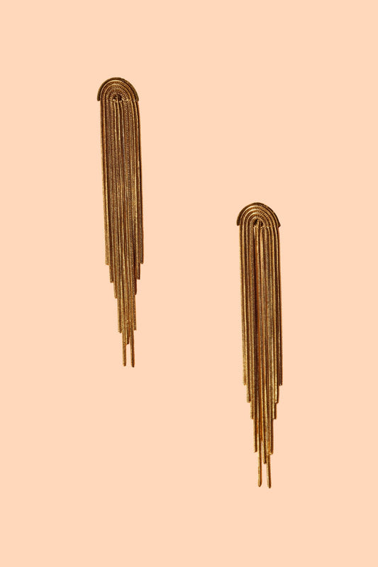 Santana Earrings - 18K Gold Plated - Dear John