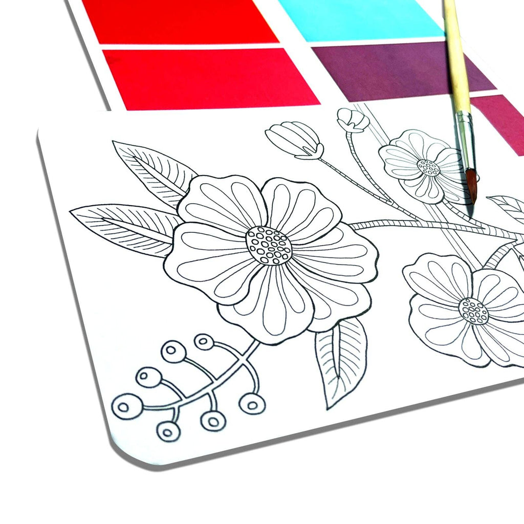 Scenic Hues: D.I.Y. Watercolor Art Kit - Flowers & Gardens ( - Dear John