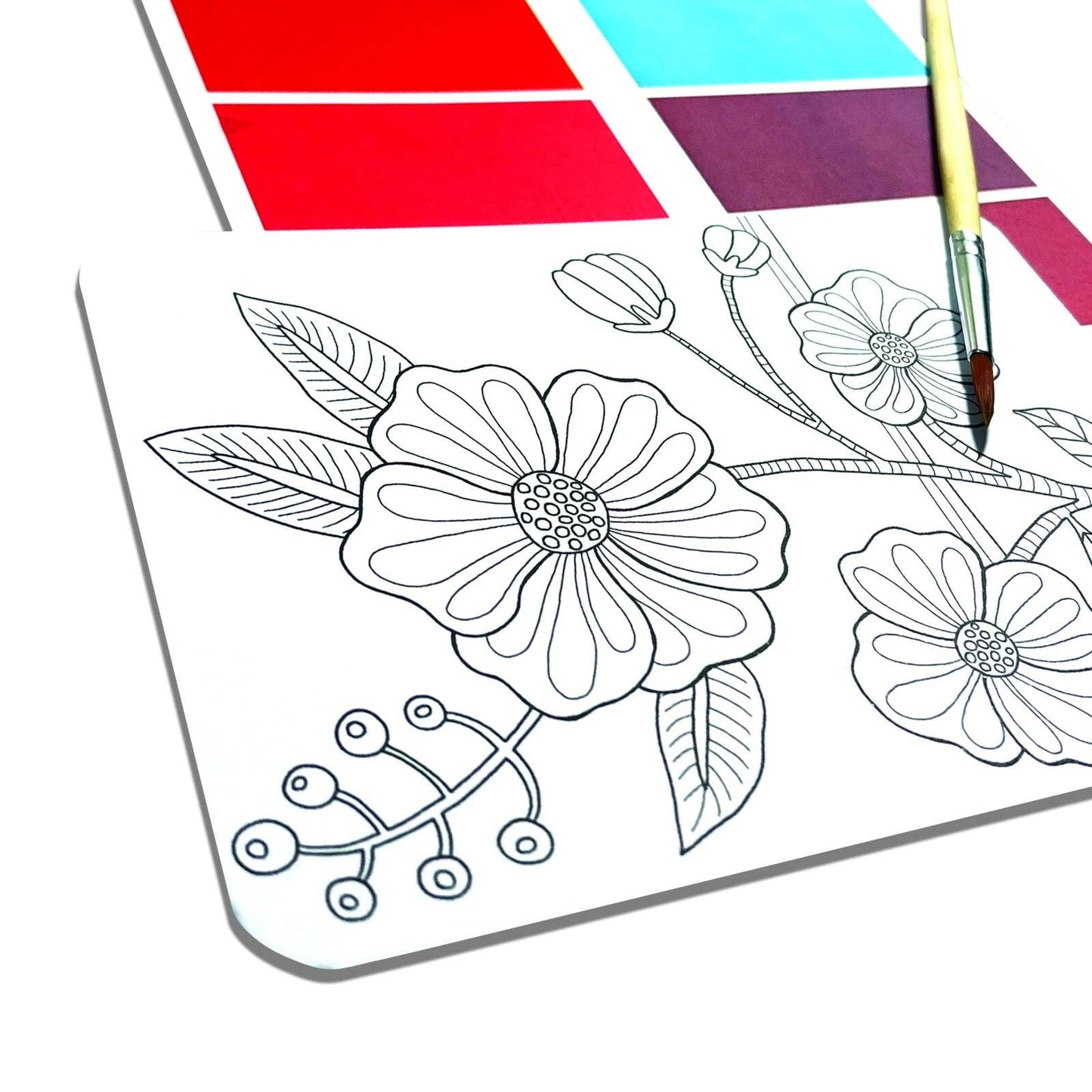 Scenic Hues: D.I.Y. Watercolor Art Kit - Flowers & Gardens ( - Dear John