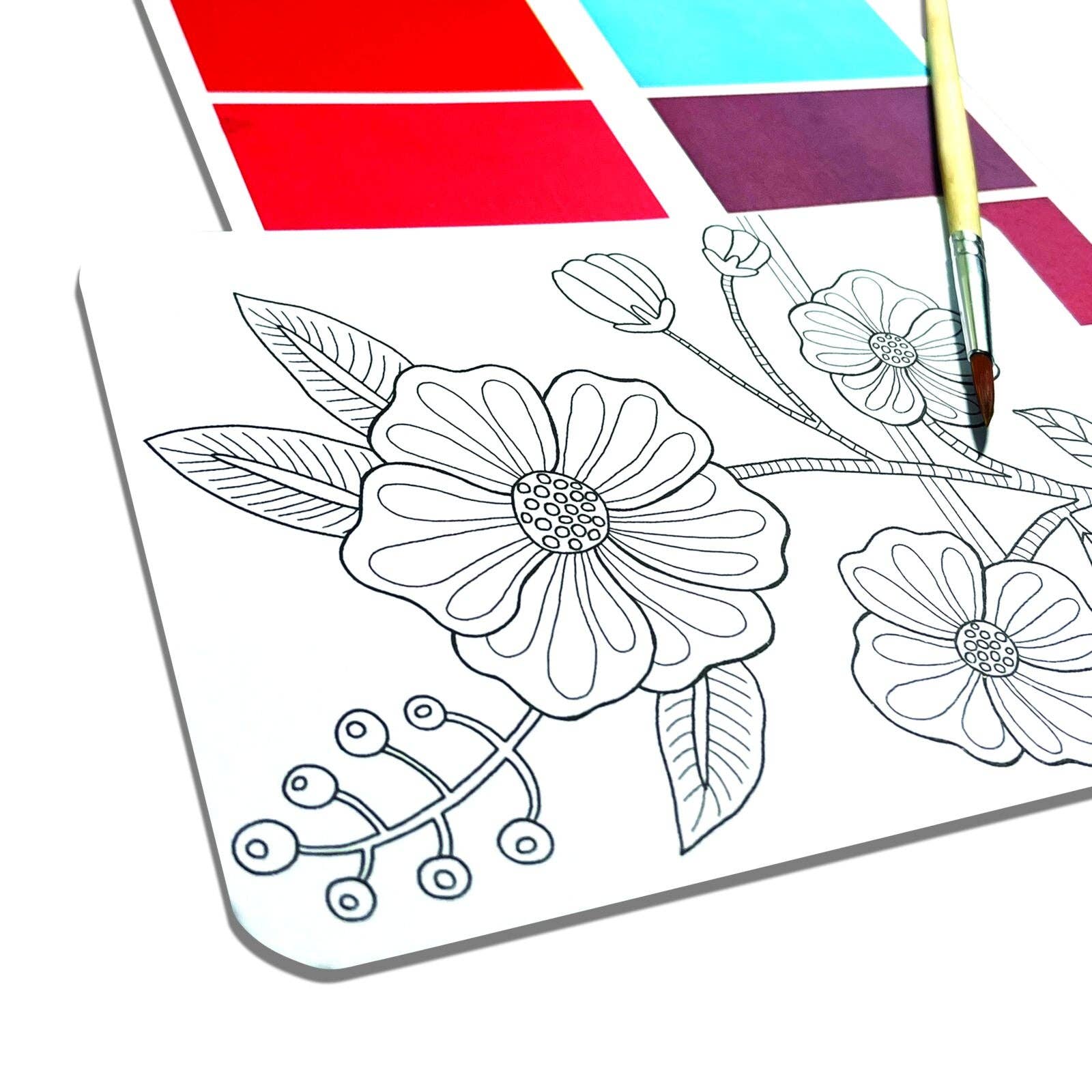 Scenic Hues: D.I.Y. Watercolor Art Kit - Flowers & Gardens ( - Dear John