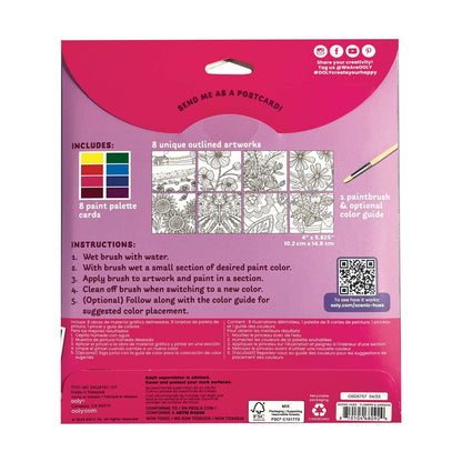 Scenic Hues: D.I.Y. Watercolor Art Kit - Flowers & Gardens ( - Dear John