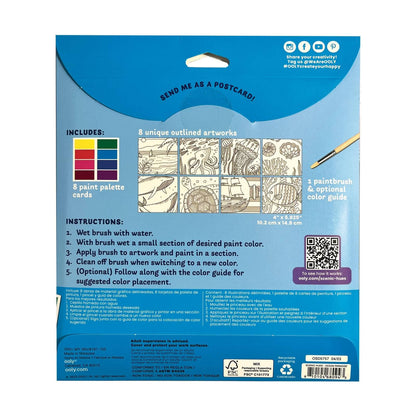 Scenic Hues: D.I.Y. Watercolor Art Kit - Ocean Paradise (17 - Dear John