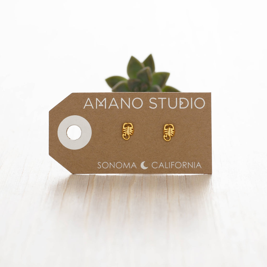 Scorpion Stud Earrings - Dear John
