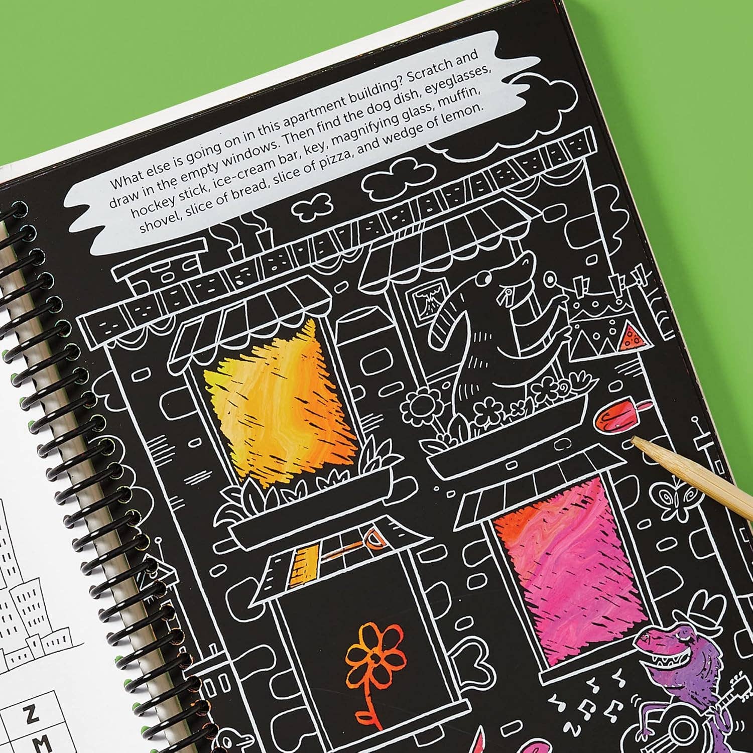 Scratch - Off Hidden Pictures Dinosaur Puzzles — Prehistoric Fun for Kids - Dear John