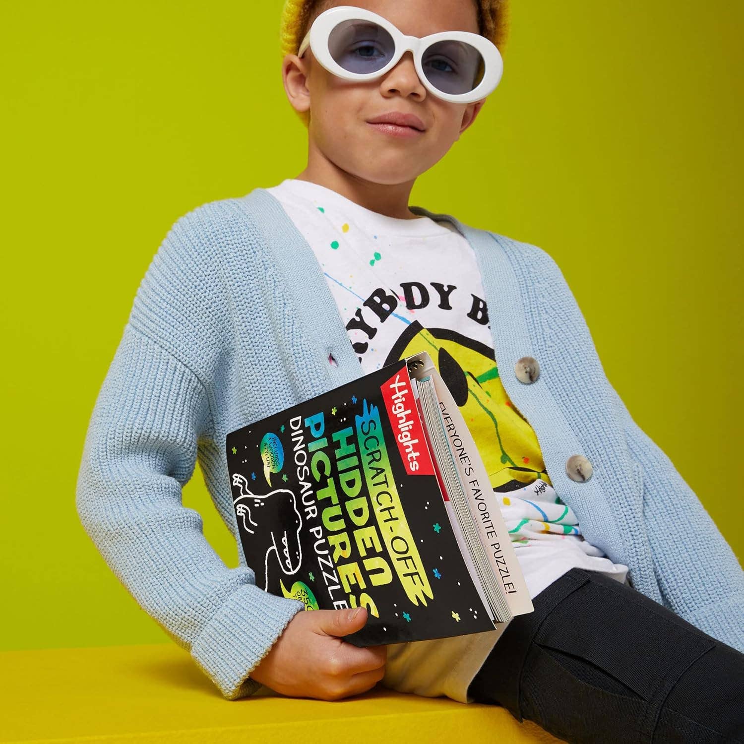 Scratch - Off Hidden Pictures Dinosaur Puzzles — Prehistoric Fun for Kids - Dear John