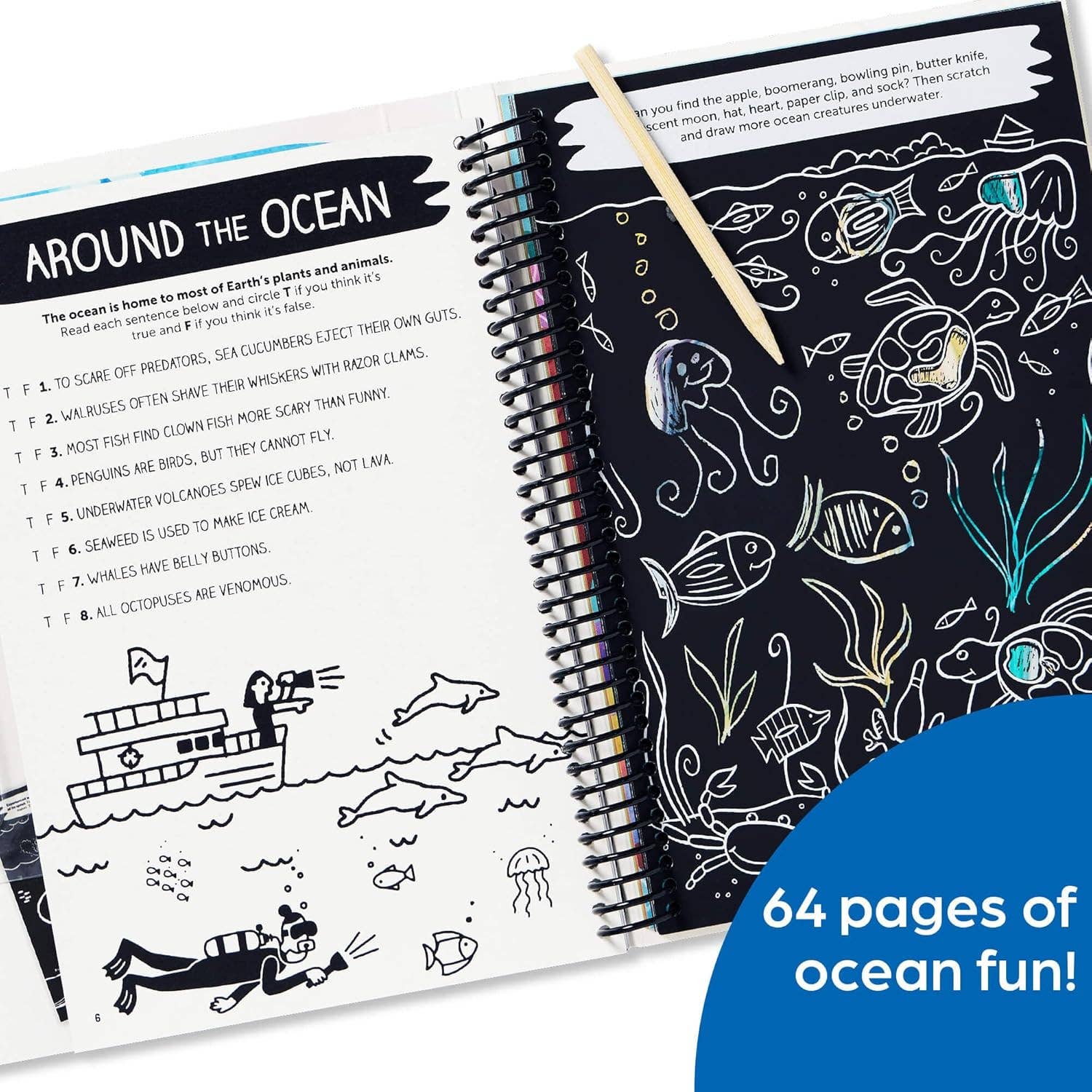 Scratch - Off Hidden Pictures — Mysterious Ocean Puzzles - Dear John