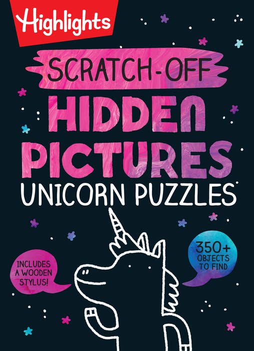 Scratch - Off Hidden Pictures Unicorn Puzzles - Dear John
