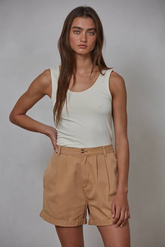Seamless Reverse U-V Neck Tank - Dear John