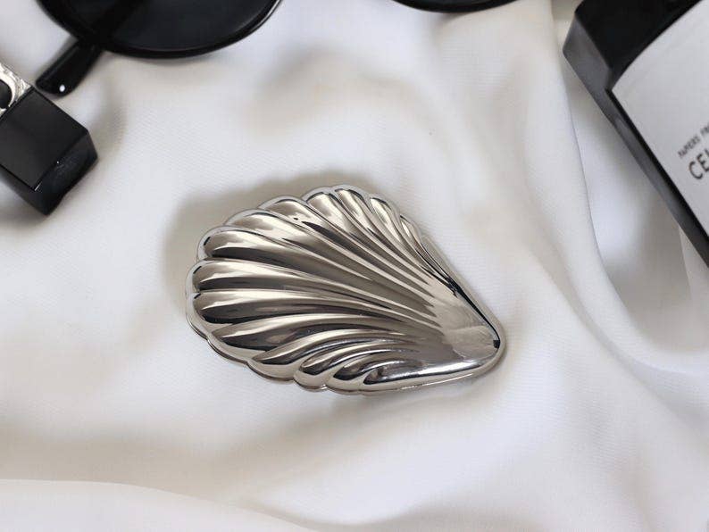 Seashell Compact Mirror | Art Deco Inspired Pocket Mirror - Dear John