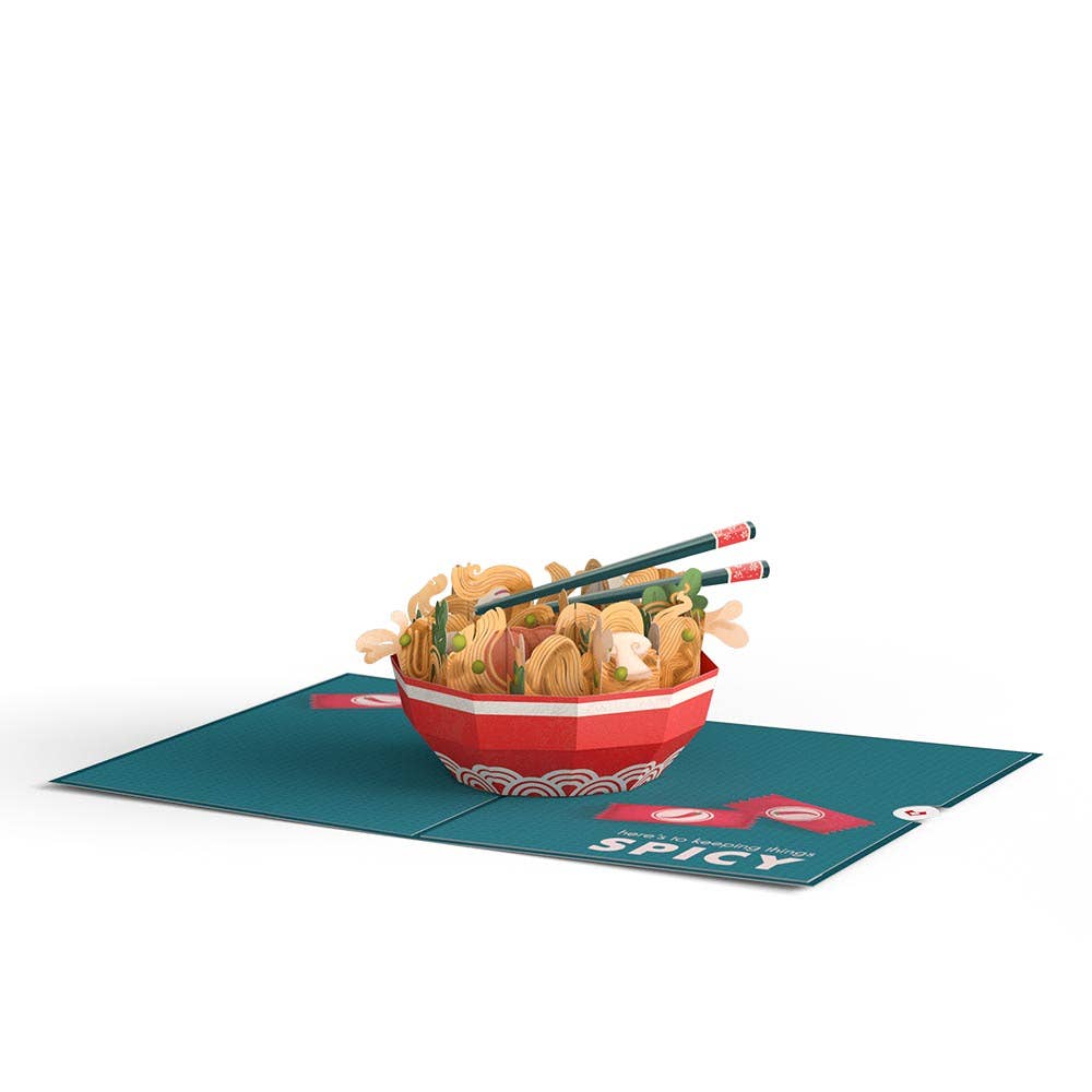 Send Noods Spicy Card, 5x7" Pop - Up Cards - Dear John