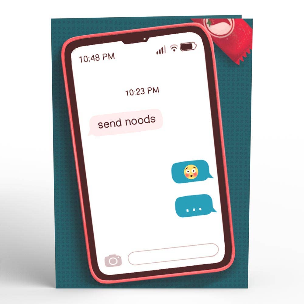 Send Noods Spicy Card, 5x7" Pop - Up Cards - Dear John