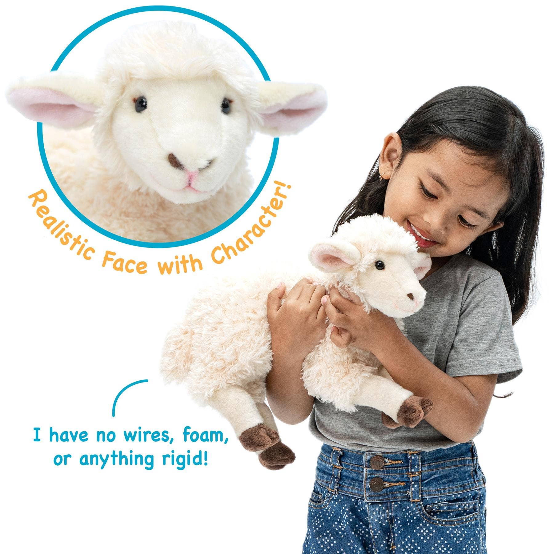 Shooky The Sheep - 13 Inch Stuffed Animal Plush - Dear John