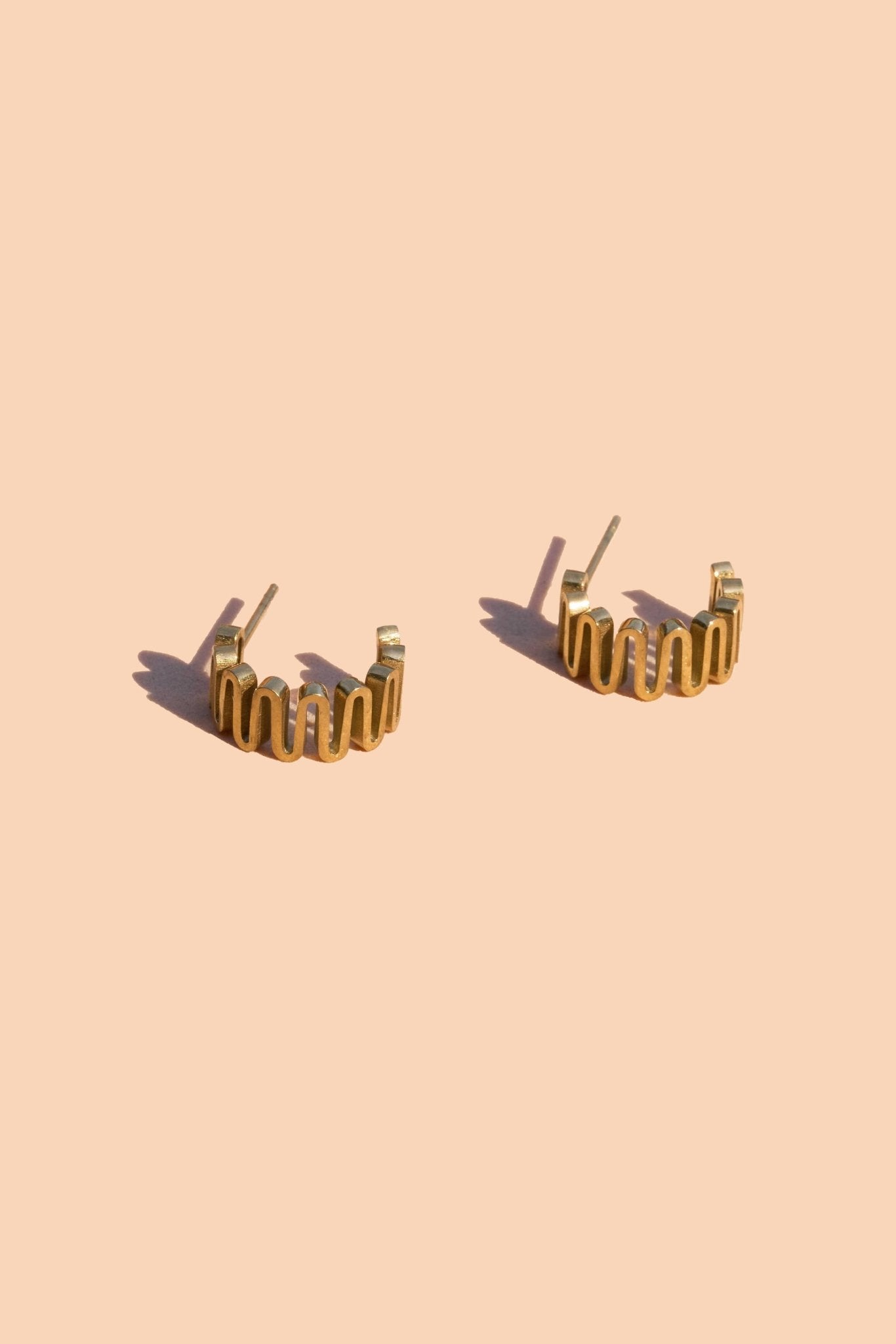 Silo Hoops - 18K Gold Plated - Dear John
