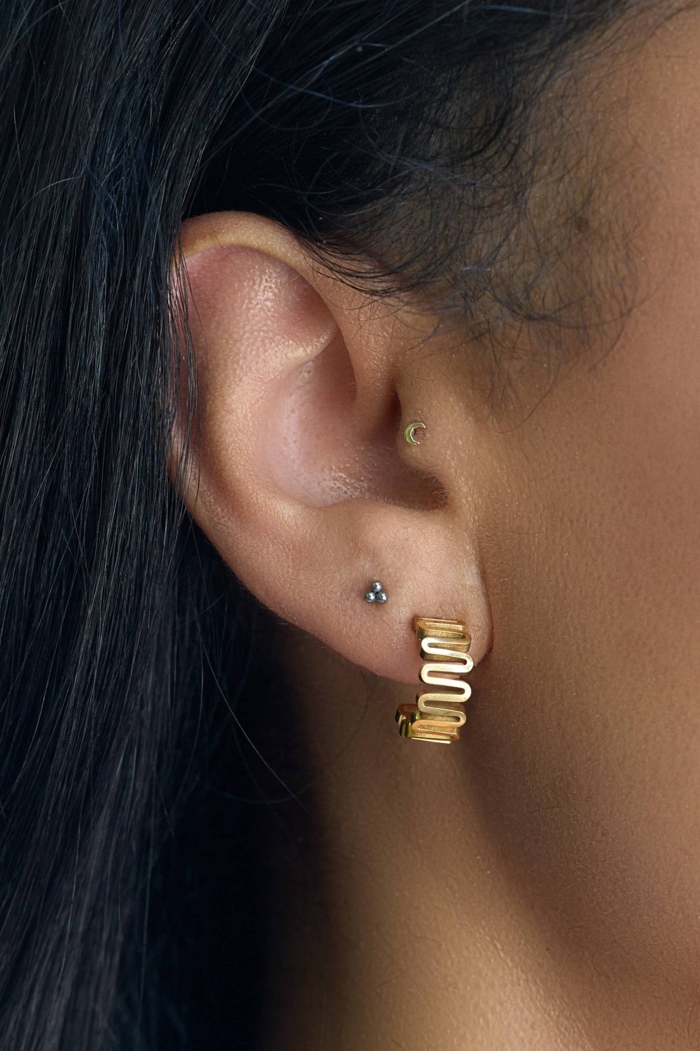 Silo Hoops - 18K Gold Plated - Dear John