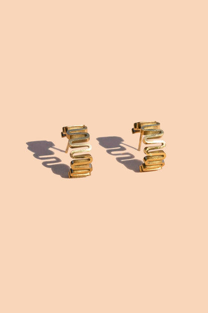 Silo Hoops - 18K Gold Plated - Dear John