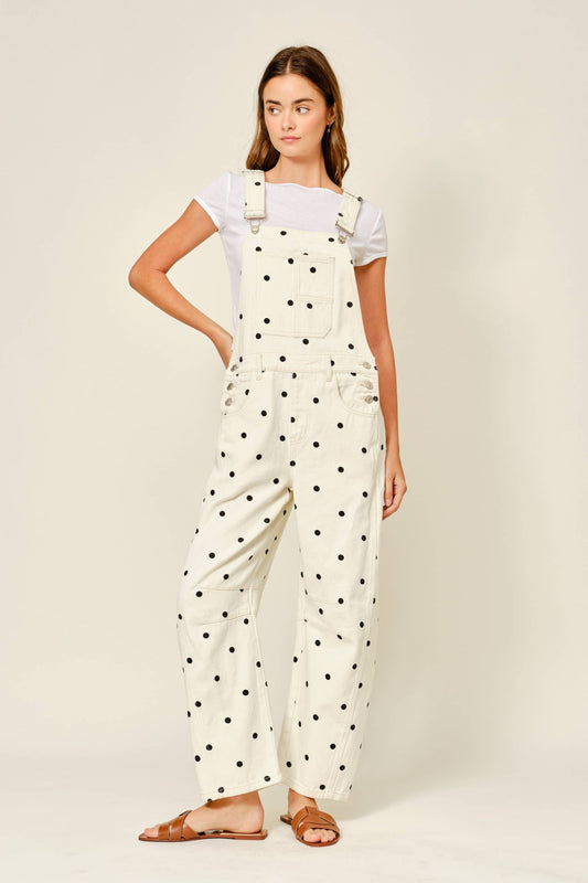 SLOUCHY RELAX FIT DENIM OVERALL - Dear John