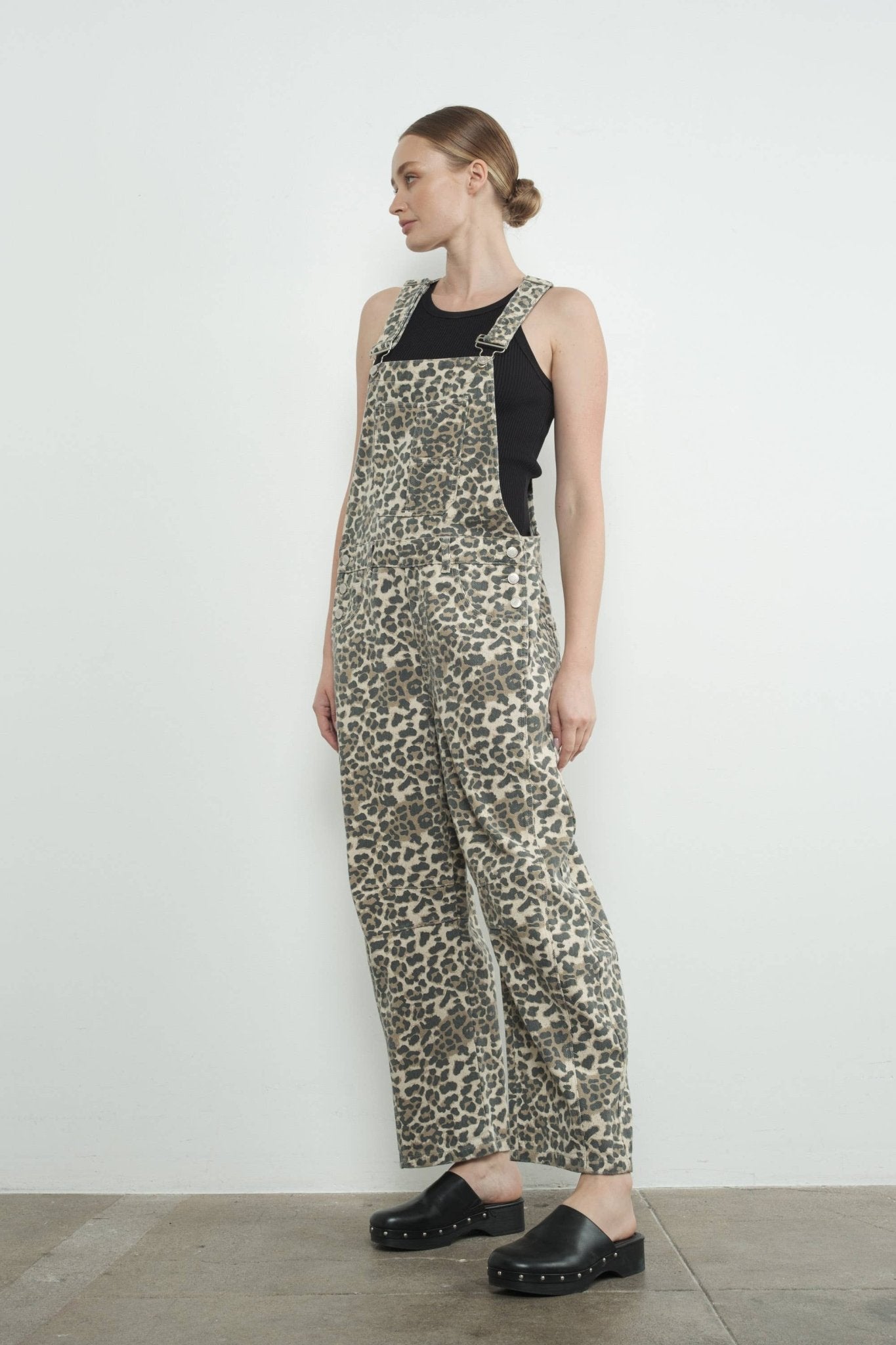 SLOUCHY RELAX FIT DENIM OVERALL - Dear John