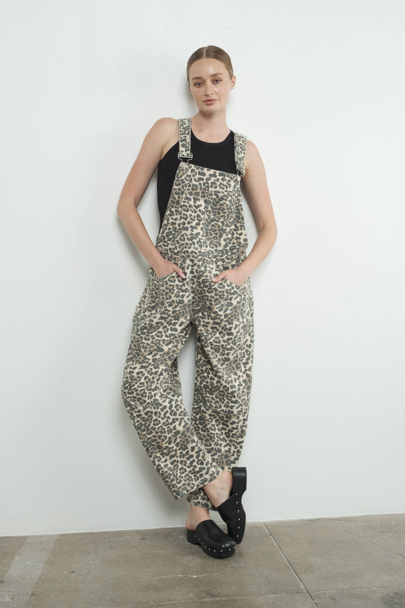 SLOUCHY RELAX FIT DENIM OVERALL - Dear John
