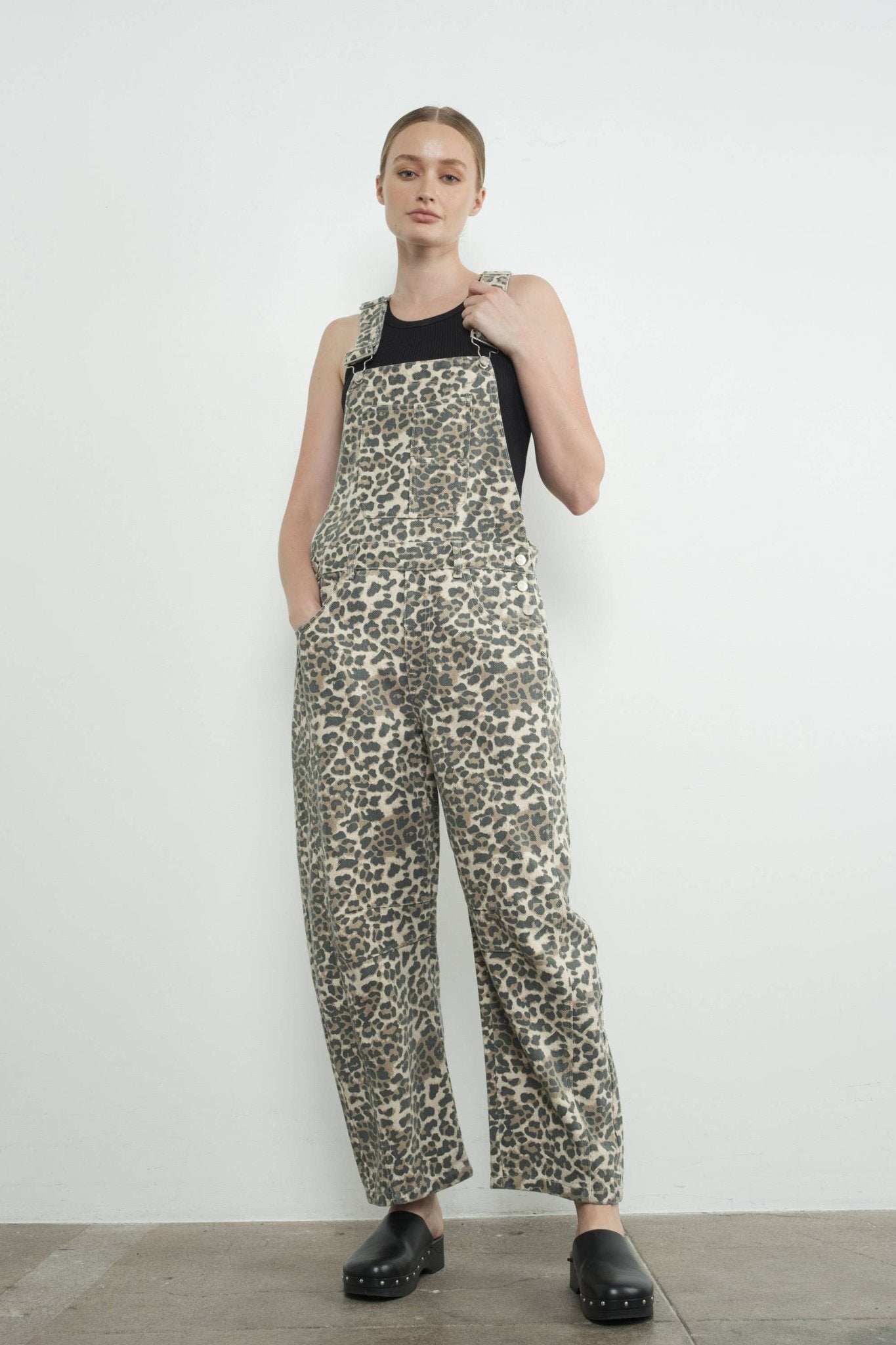 SLOUCHY RELAX FIT DENIM OVERALL - Dear John