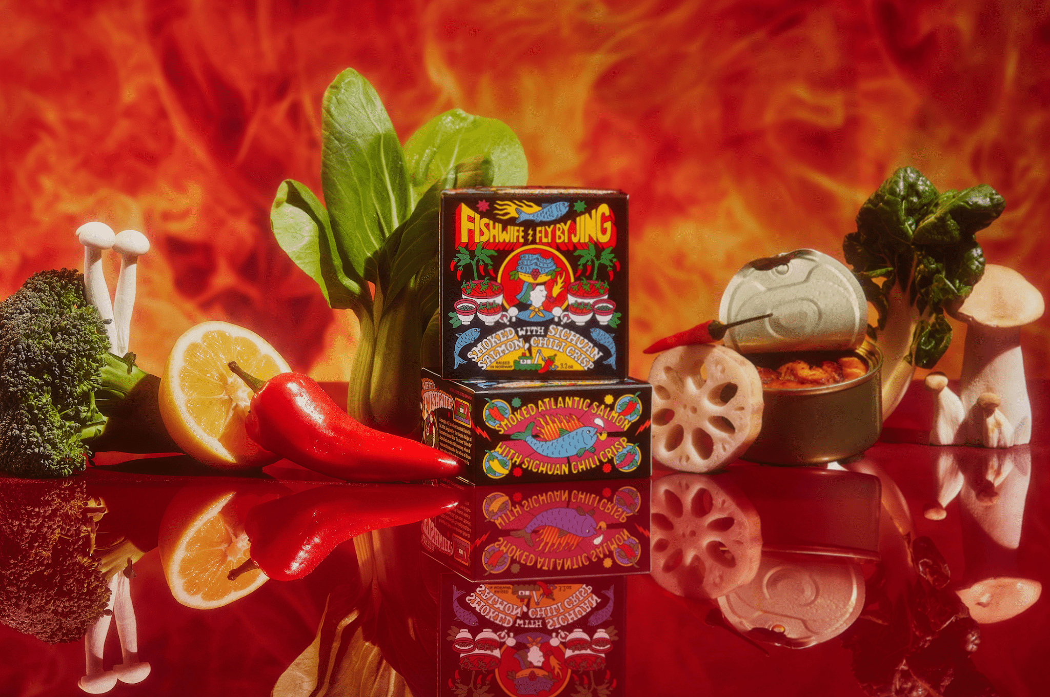 Smoked Salmon With Sichuan Chili Crisp — Fly By Jing x Fishwife Collaboration - Dear John