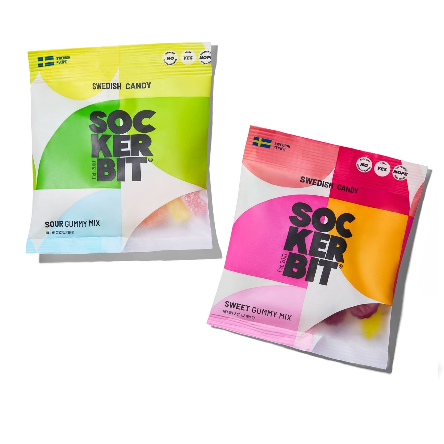 Sockerbit - Sweet Gummy Mix Swedish Candy Bag 2.8oz - Dear John