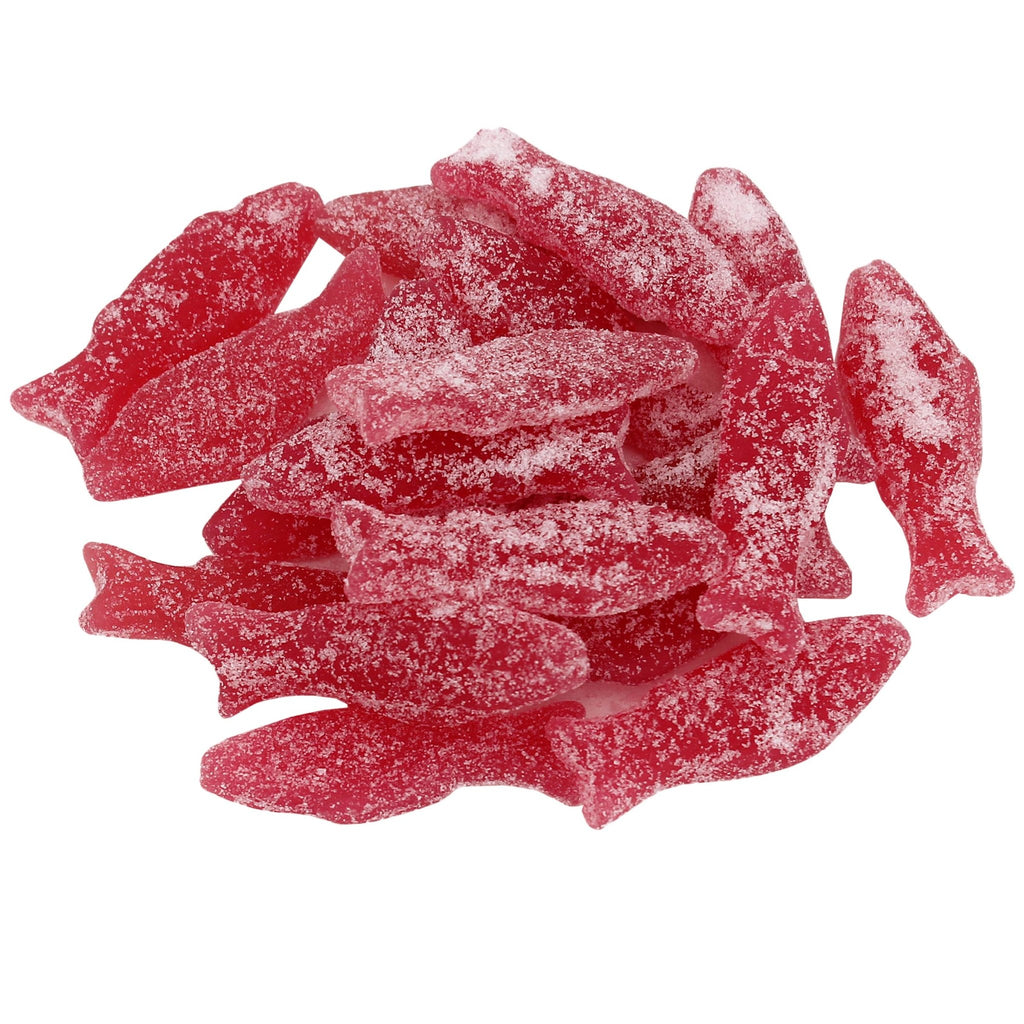 Sour Raspberry Swedish Fish - 4.2oz (120gm) - Dear John