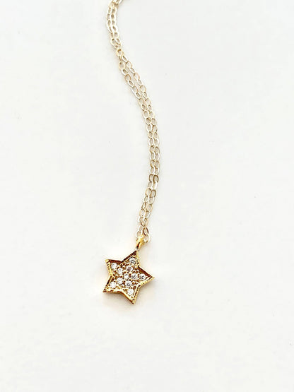 Sparkling Star Necklace | Minimalist Necklace - Dear John