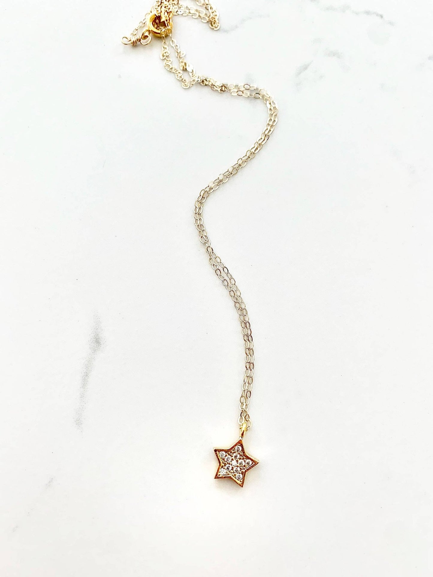 Sparkling Star Necklace | Minimalist Necklace - Dear John