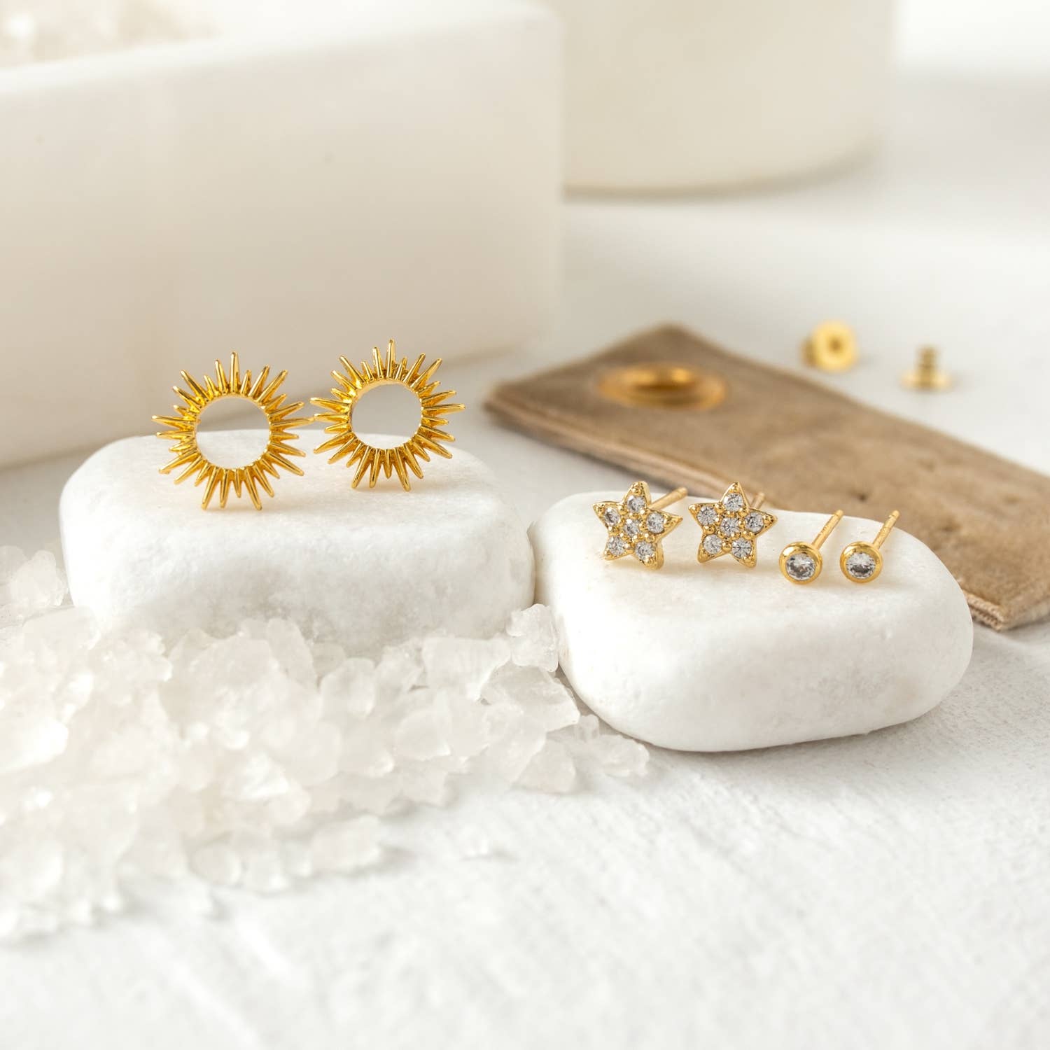 Star Velvet Stud Gift Set - Dear John