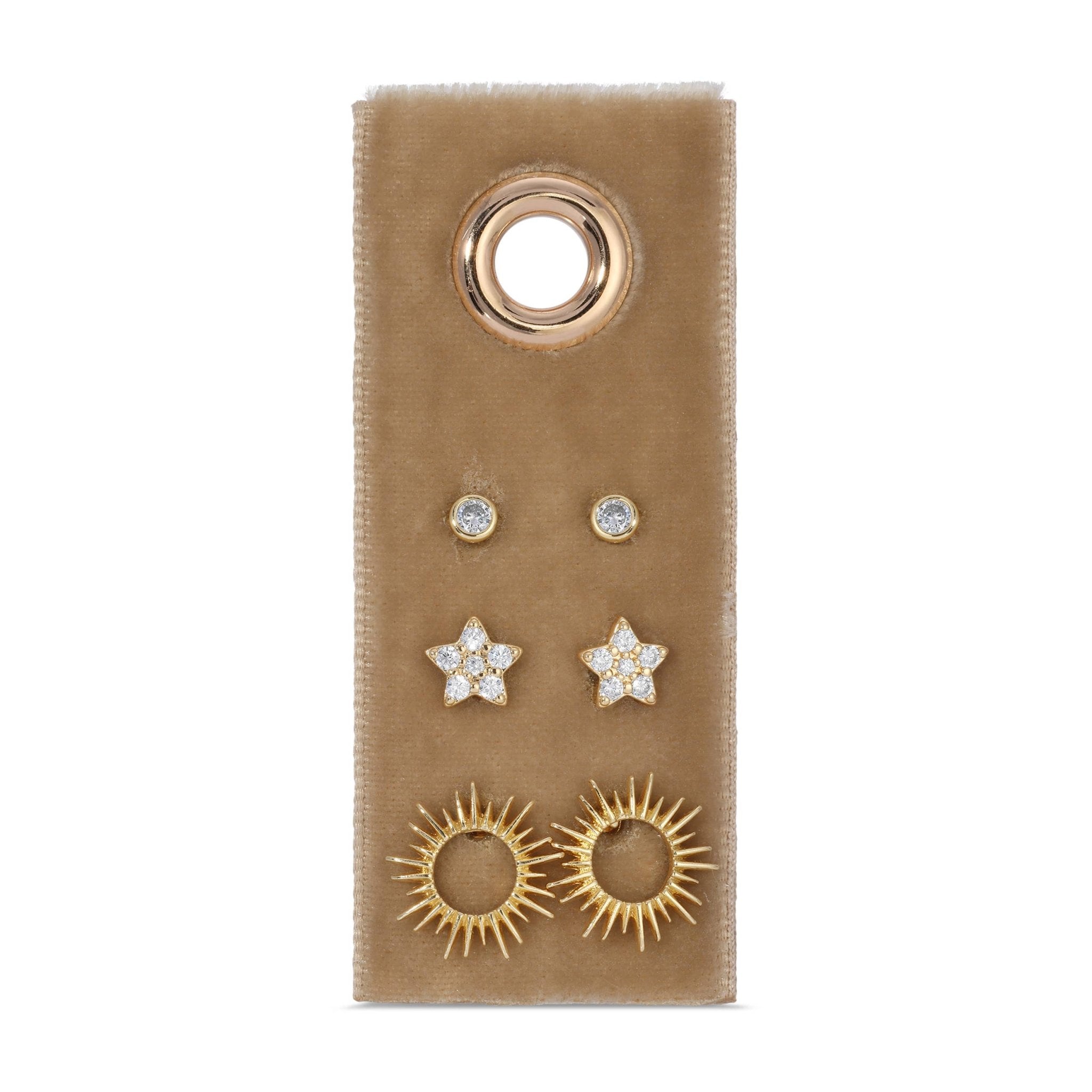 Star Velvet Stud Gift Set - Dear John