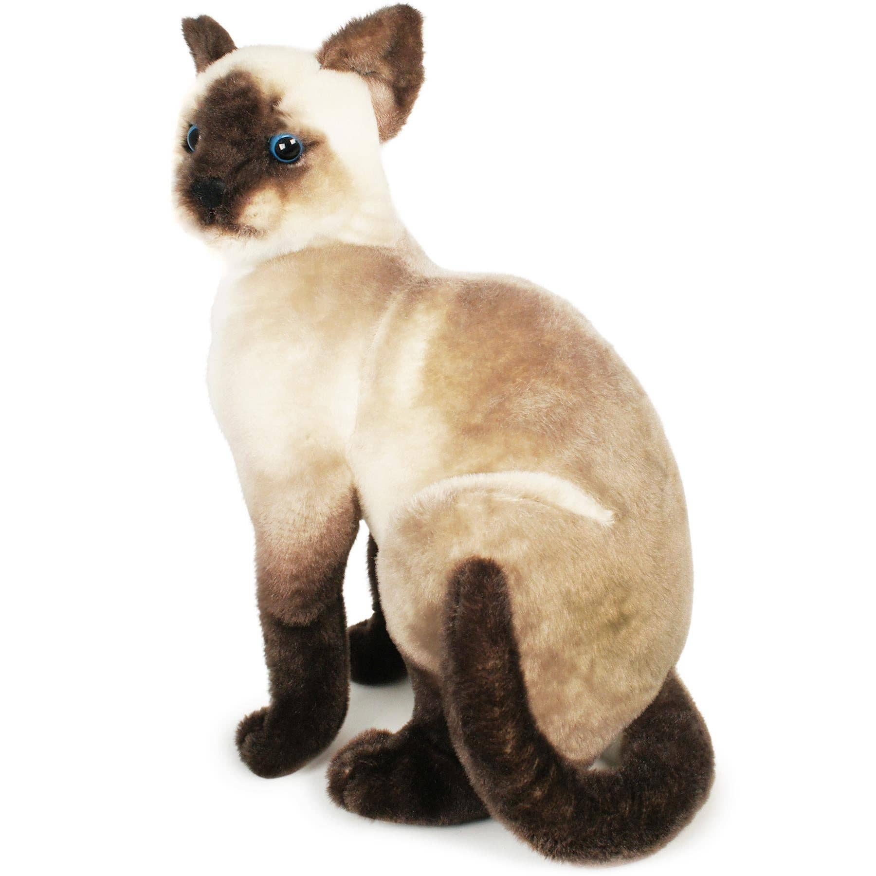 Stefan The Siamese Cat | 13 Inch Stuffed Animal Plush - Dear John