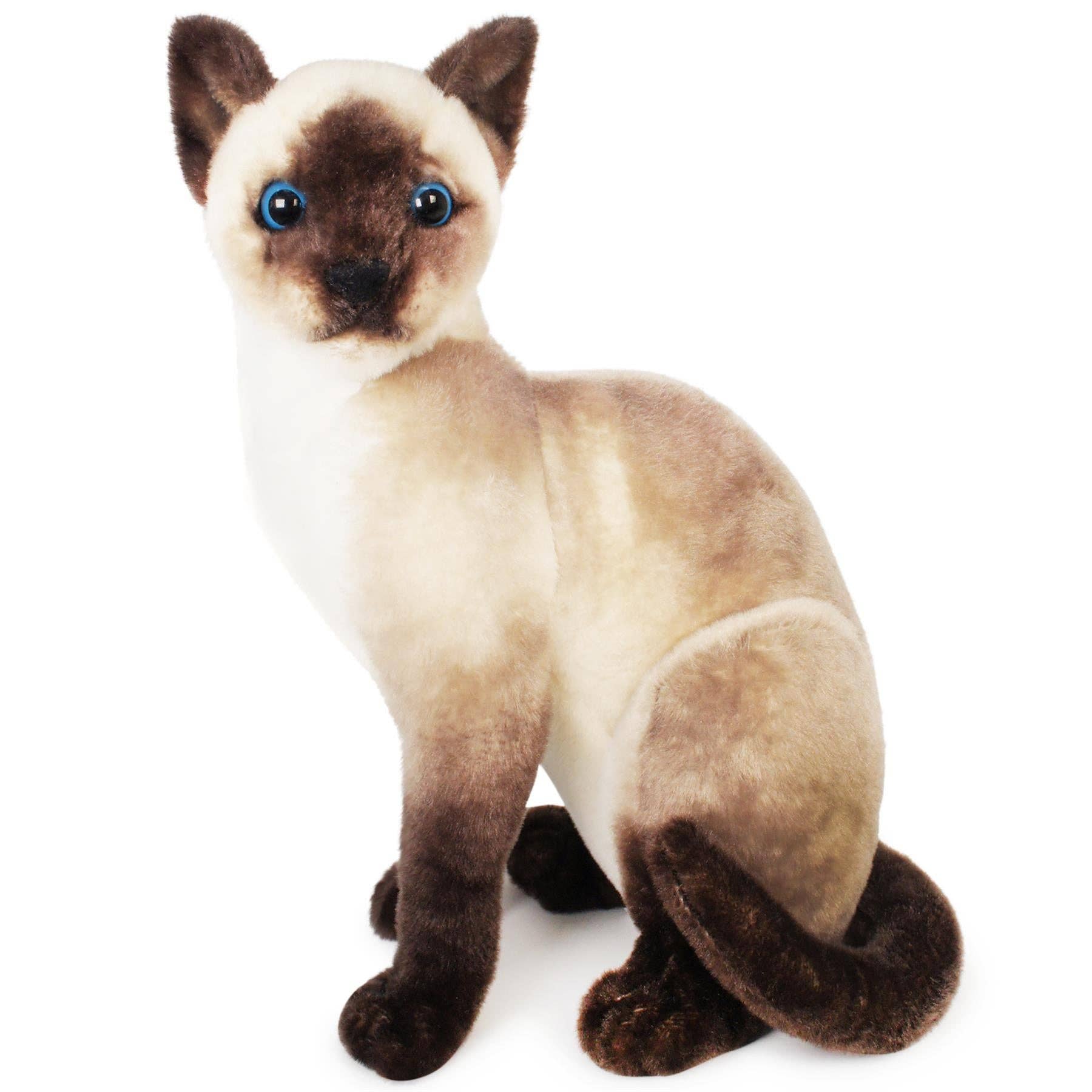 Stefan The Siamese Cat | 13 Inch Stuffed Animal Plush - Dear John