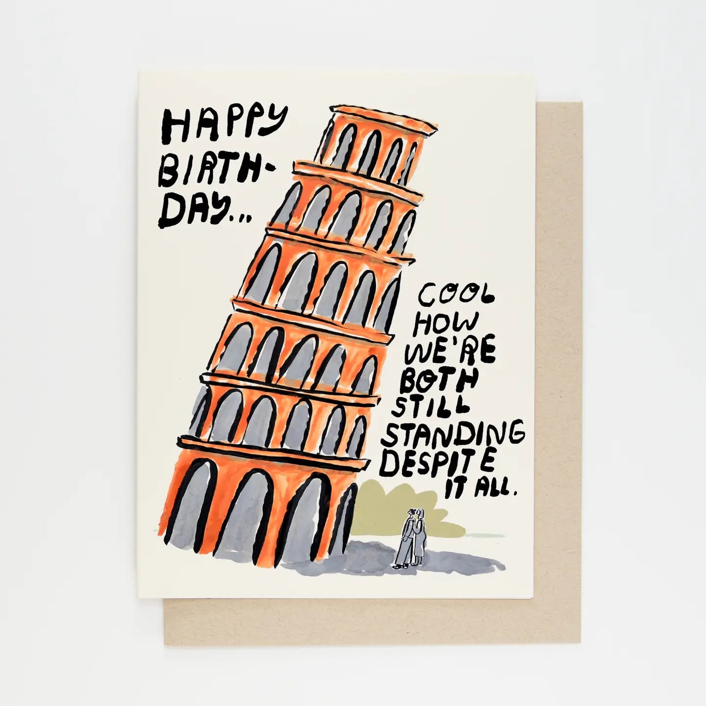 Still Standing Card — Encouragement & Resilience Greeting Card - Dear John