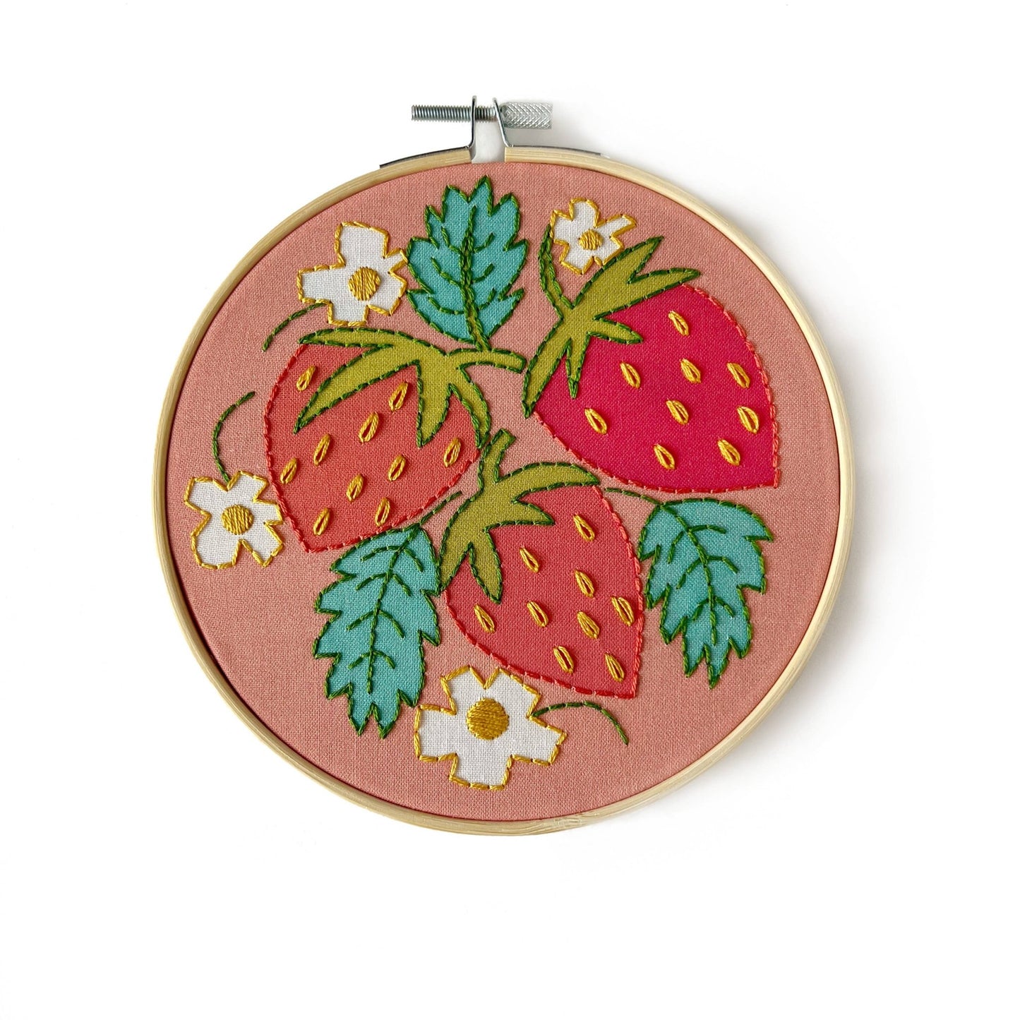 Strawberries Embroidery Kit - Dear John