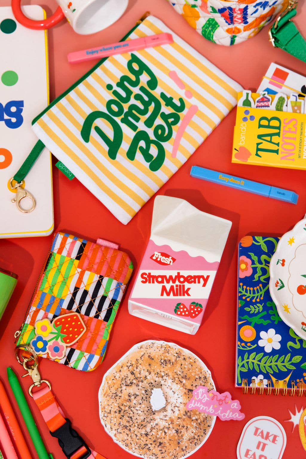 Strawberry Milk Ceramic Vase - Dear John