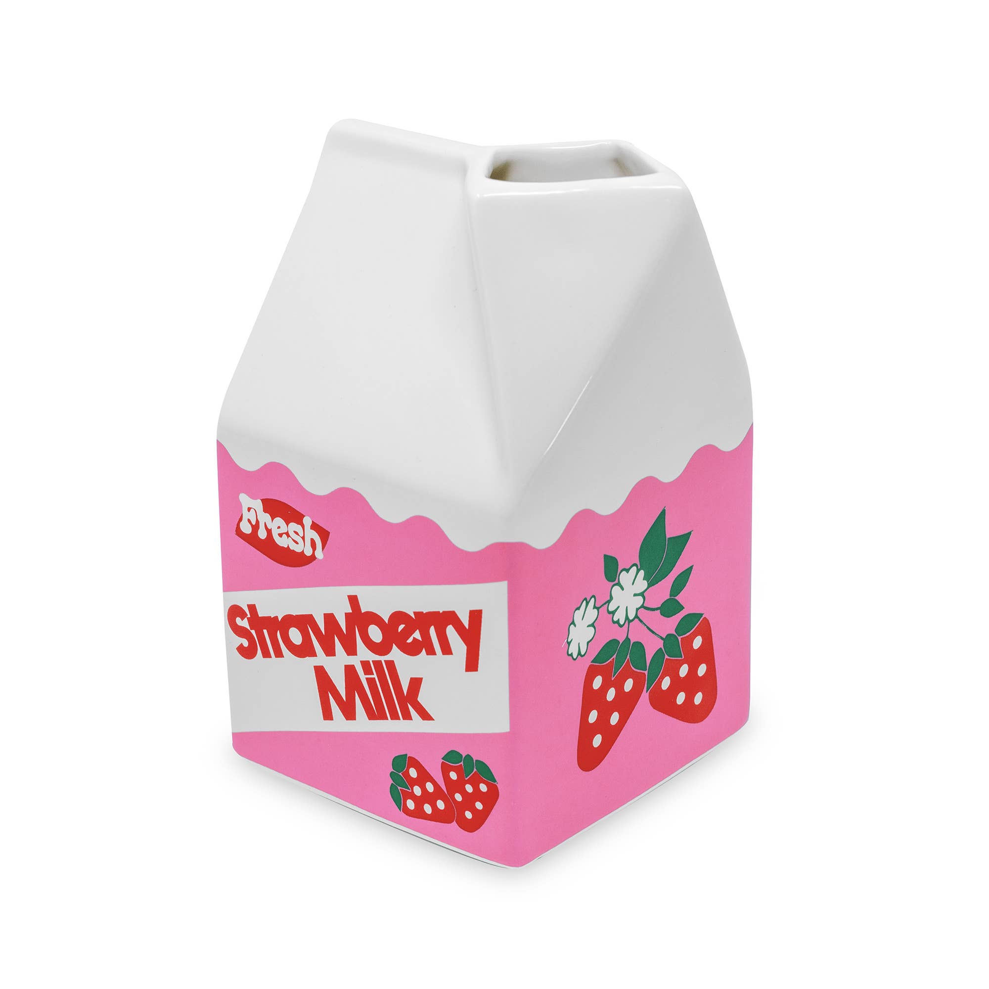 Strawberry Milk Ceramic Vase - Dear John