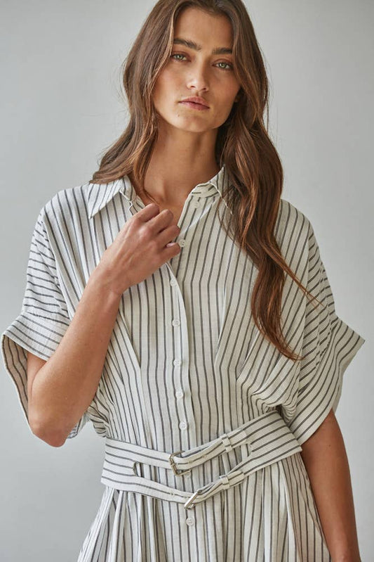 Striped Shirtdress - Dear John