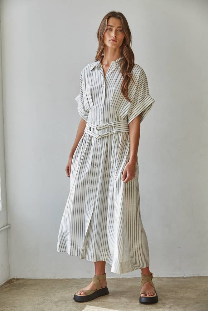 Striped Shirtdress - Dear John
