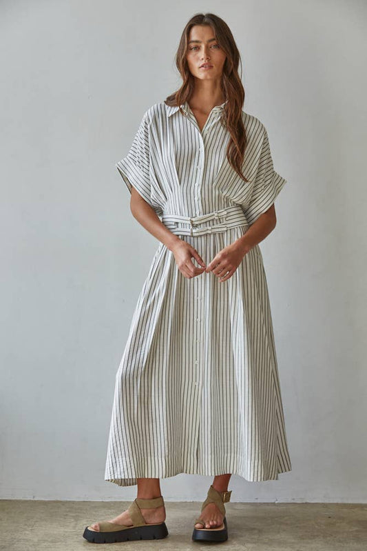 Striped Shirtdress - Dear John