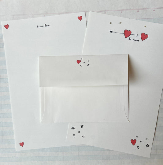 Sweet Love Letter Writing Set - Dear John