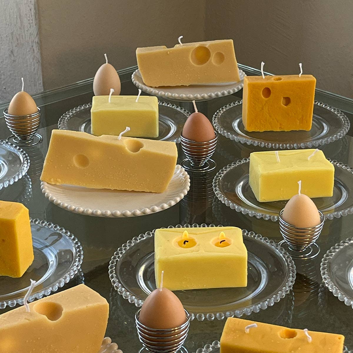 Swiss Cheese Candle - Dear John