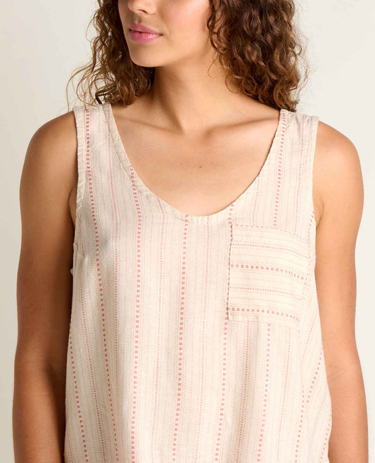 Taj Hemp Button Back Tank - Dear John